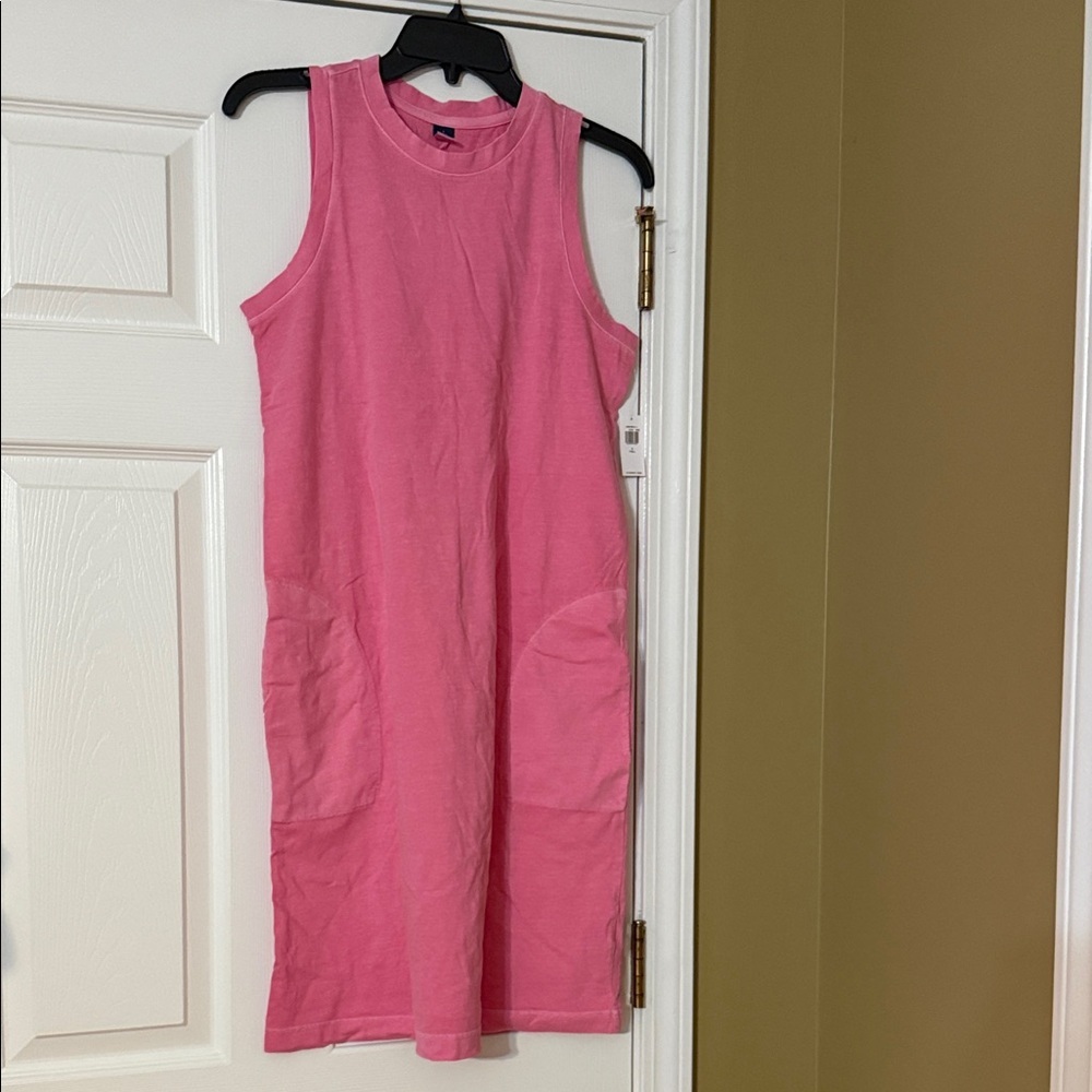 Old Navy Pink Sleeveless Dress with side pockets